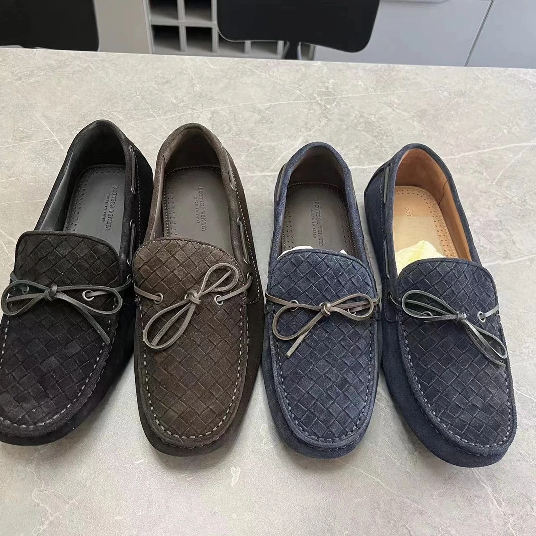 全新未使用 BOTTEGA VENETA/葆蝶家 Bv 葆蝶家一脚蹬豆豆鞋 四色