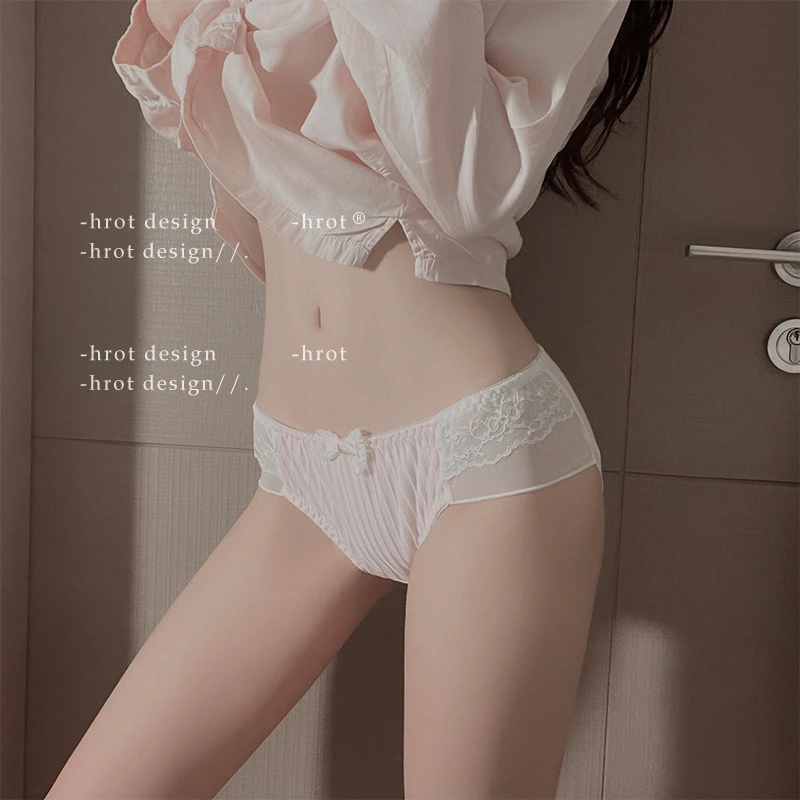 甜美满分*性感低腰日系可爱少女内裤蕾丝无痕舒适纯欲三角短裤女