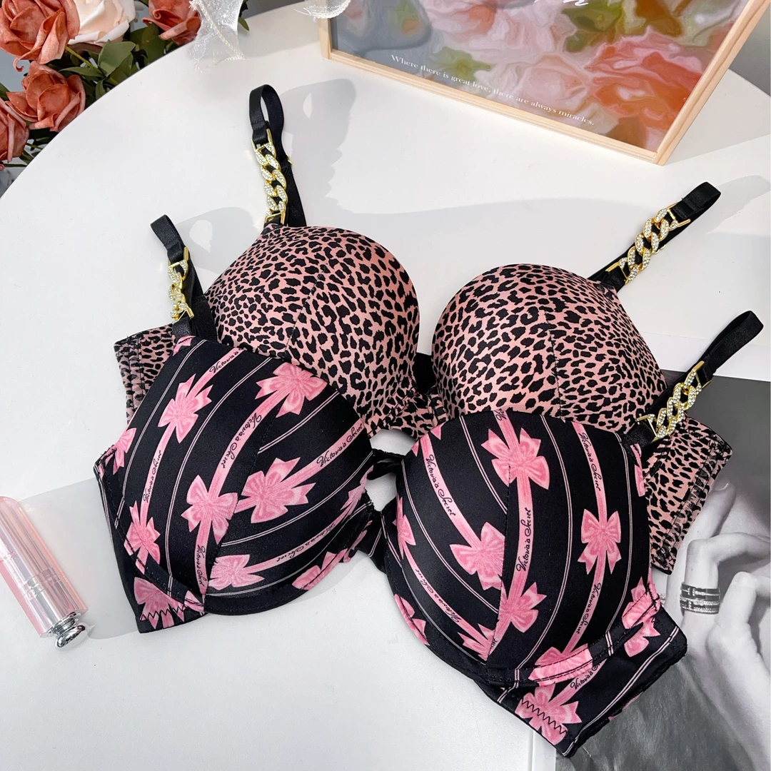 珍贵的礼物*2024年新款爆款性感高级小胸内衣套装深美背聚拢文胸