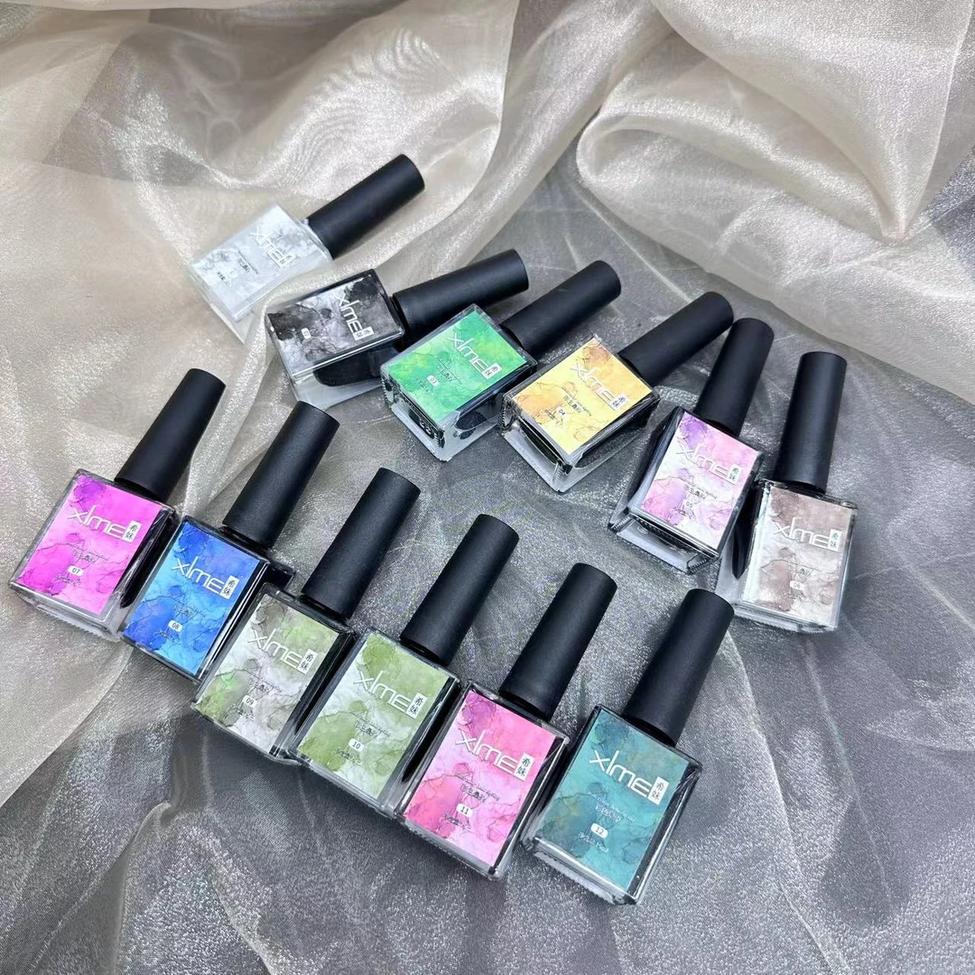 美甲莫兰迪新色晕染液水彩色系网红流行色日式晕染美甲店专用