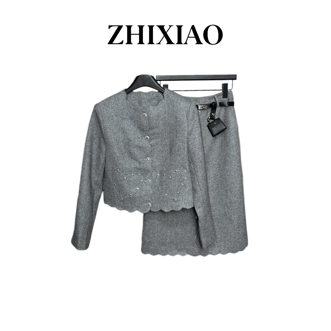 【ZHIXIAO】秋冬新款：亮闪休闲套装1621