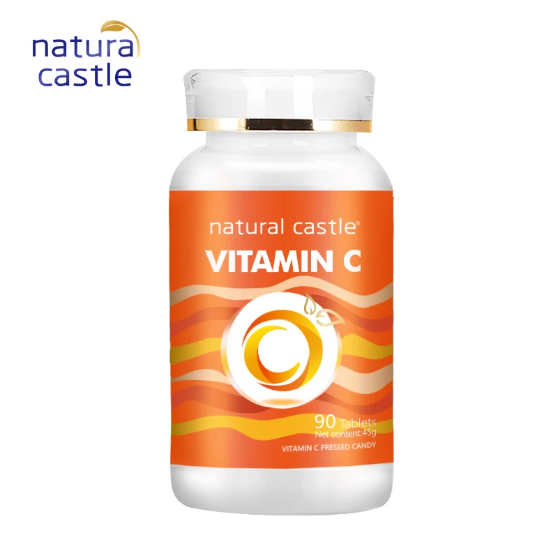 Natural Castle维生素C针叶樱桃营养咀嚼片90粒/瓶vc