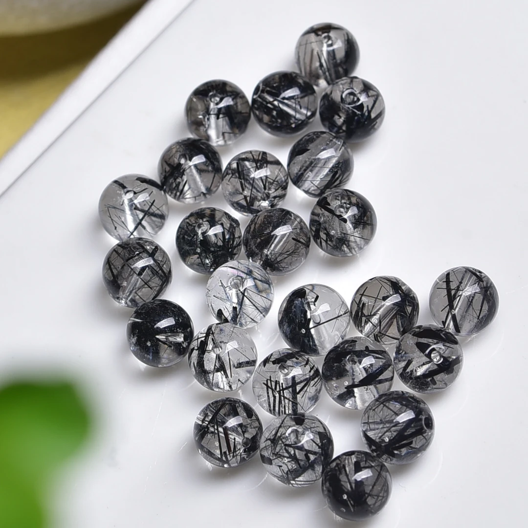 黑发晶圆珠散珠diy手工串珠手链项链饰品配件材料水晶配饰