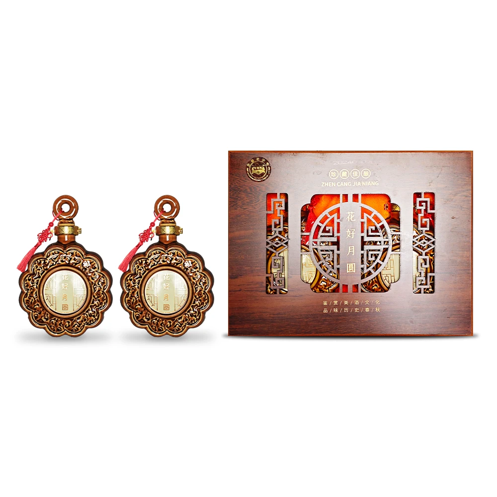 JINYUWAN/金裕皖花好月圆（月饼）酒52度750ml