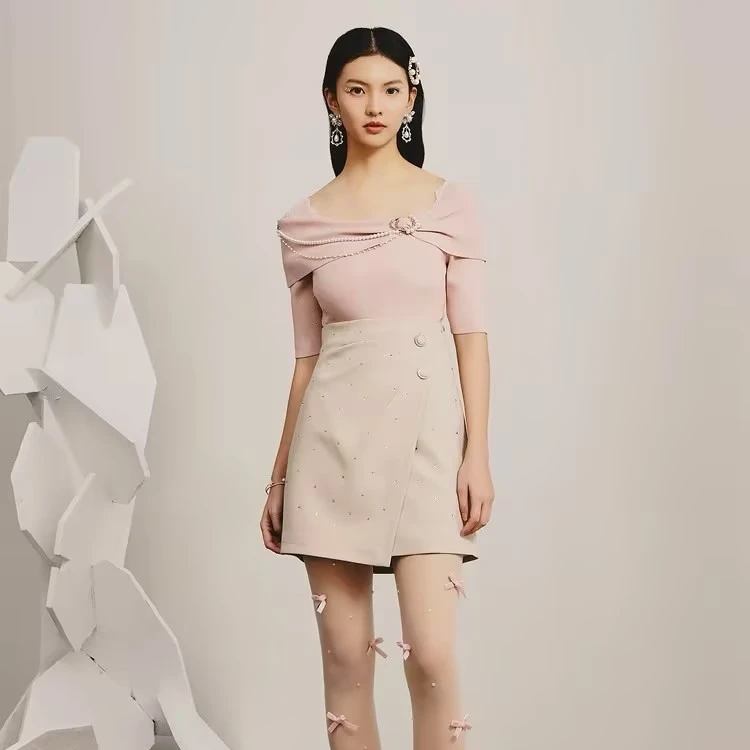 【专用】MAXRIENY摩登新中式复古感针织衫上衣女春季新款