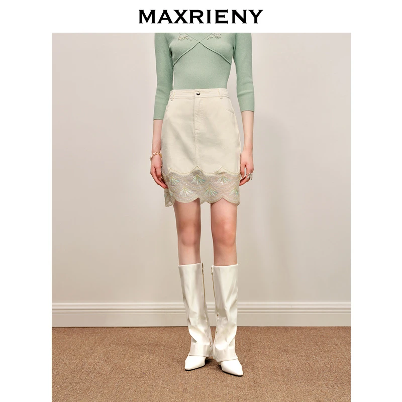 【丫头baby专属】MAXRIENY【商场同款】秋半身裙