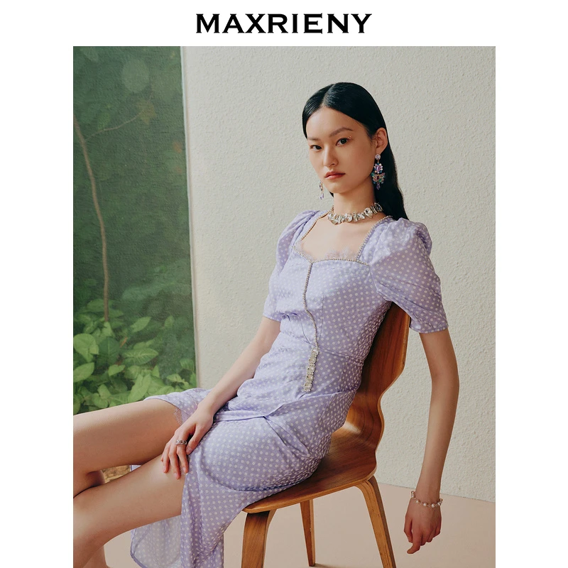 【小呆鸟专属】MAXRIENY【商场同款】夏连衣裙