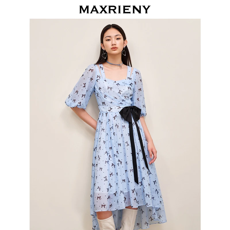 【媛媛女王】MAXRIENY秋连衣裙