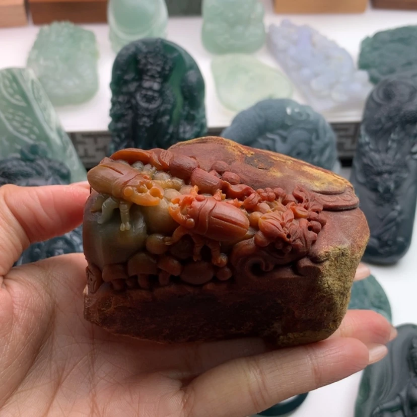 【闪购商品】定制翡翠未镶嵌印***者