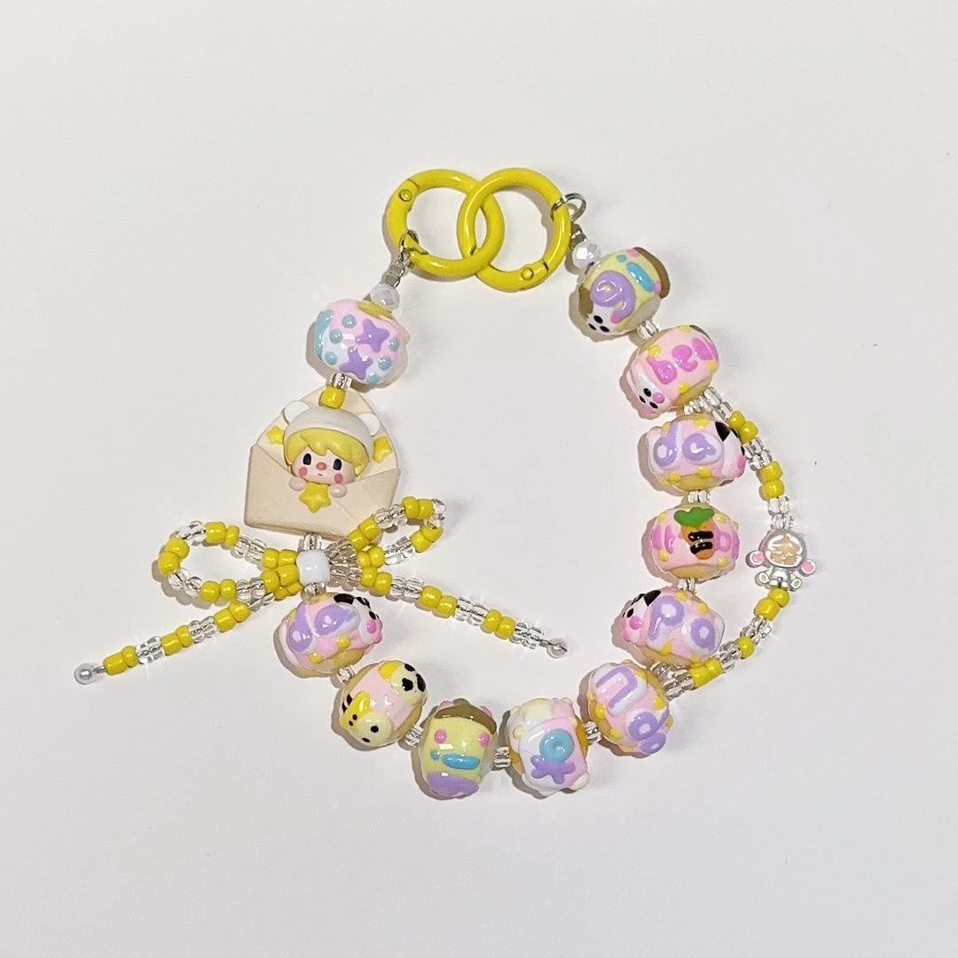 （明款）柒柒工艺手绘重彩手机链