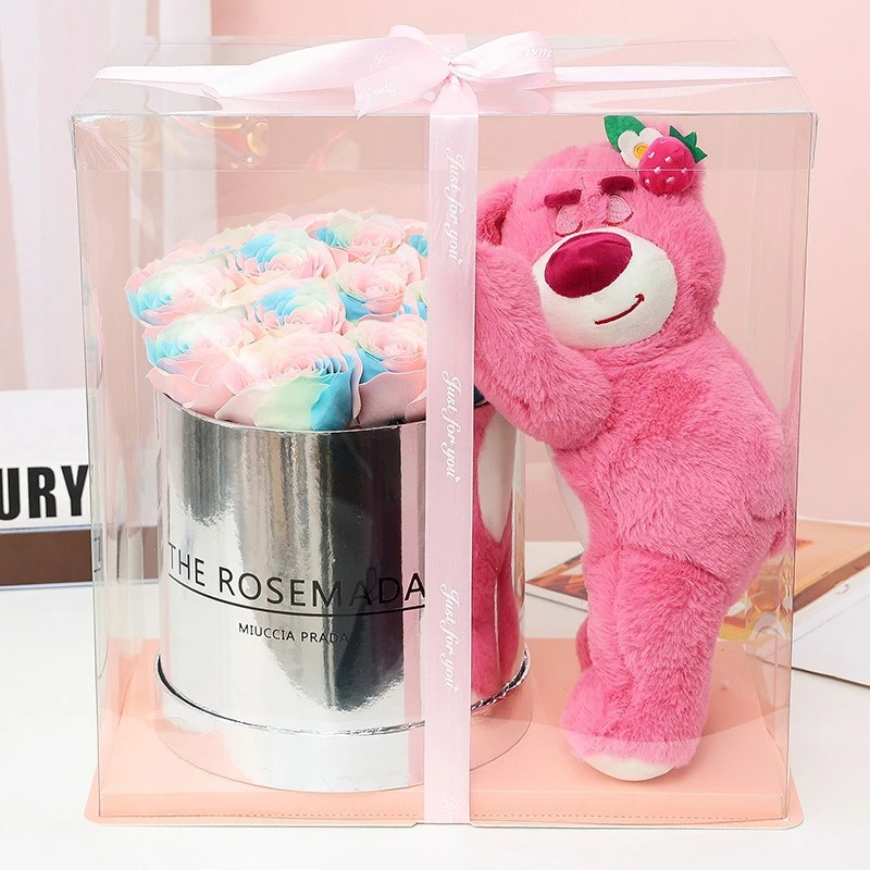 礼物家用送女友小香风肥皂花束生活草莓熊香皂花