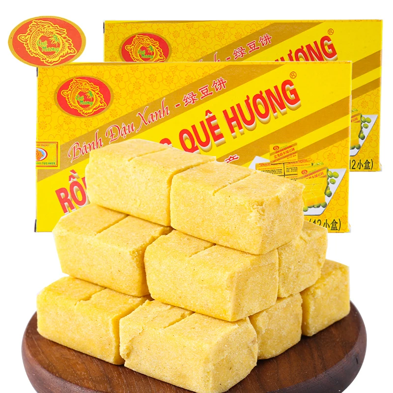 【限量购】越南特产老式绿豆饼传统糕点8090儿时怀旧休闲零食小吃