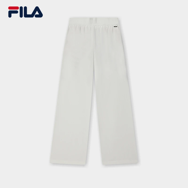 Fila/斐乐休闲裤针织高腰直筒时尚夏季春夏宽松长裤F11W424801F