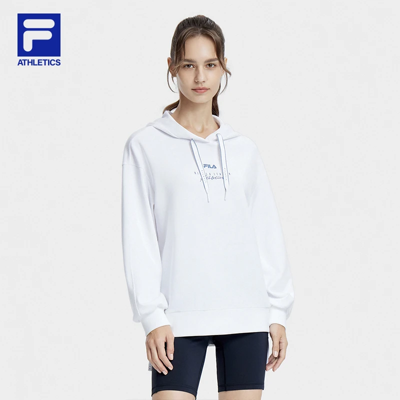Fila/斐乐女款运动休闲女士春季连帽宽松长袖女款运动A11W331206F