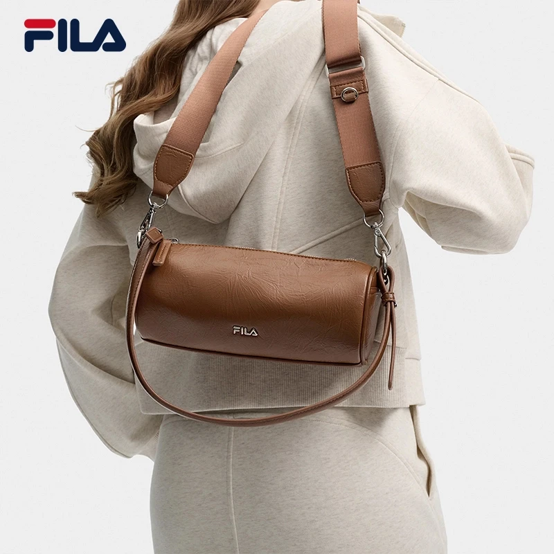 Fila/斐乐女挎包2024秋季新款时尚斜挎包单肩包腋下包F13W439174F