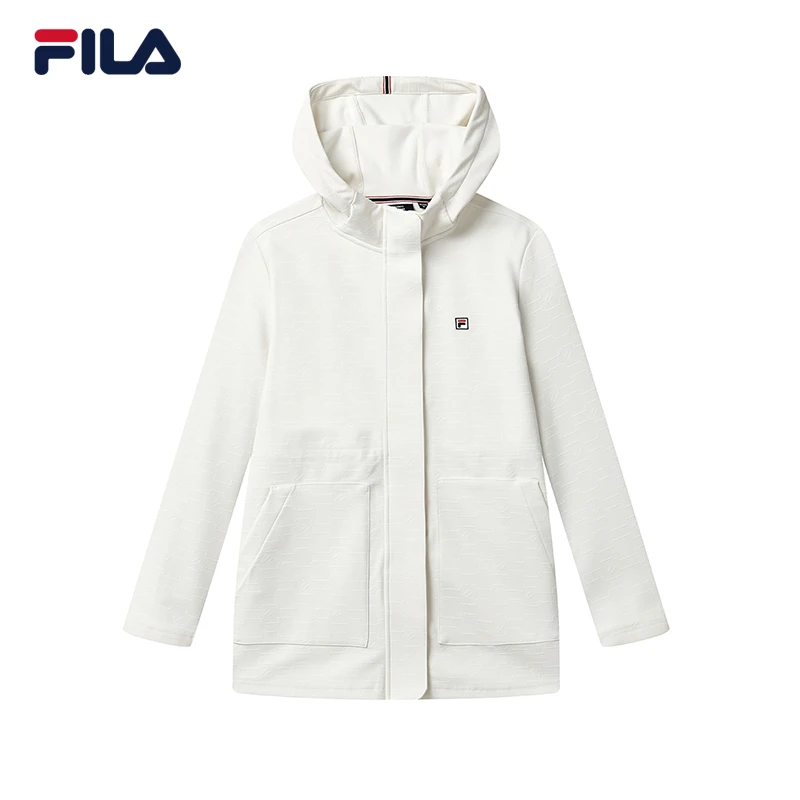 FILA/斐乐女士外套冬季休闲时尚针织外套F11W411502A