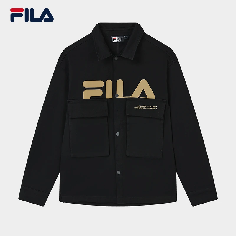 Fila/斐乐时尚春季新款【时尚休闲梭织】男子运动外套F11M319706F