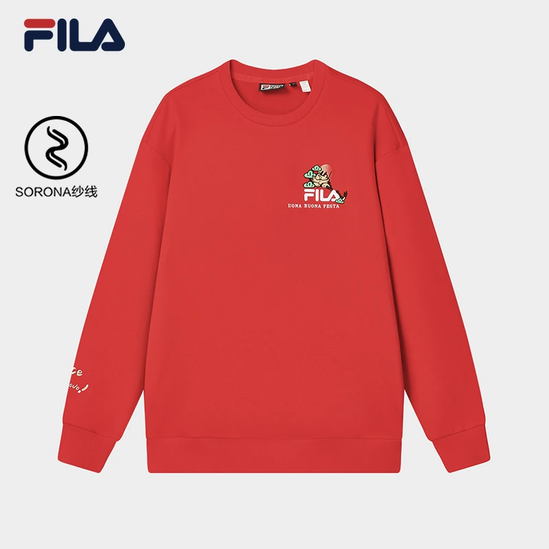 Fila/斐乐男女同款【秋冬款舒适长袖卫衣】时尚宽松卫衣F11U419203F
