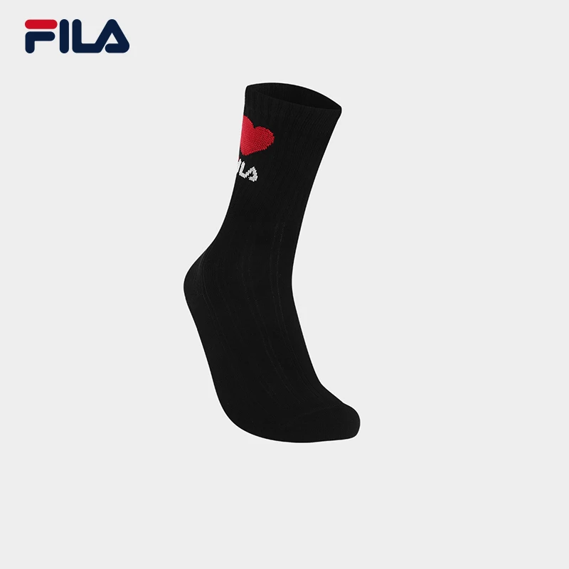 Fila斐乐高腰袜【时尚休闲透气舒适】女子运动简约百F13W338365F