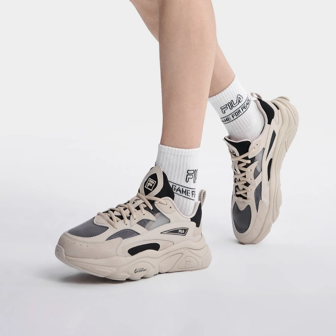 Fila/斐乐23年新款情侣火星鞋时尚轻便减震厚底老爹鞋F12M322109A