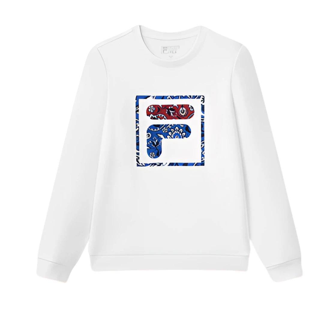 Fila/斐乐【高圆圆同款】套头卫衣女士修身休闲运动上衣F61W518208A