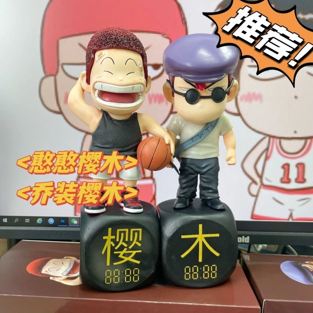 〖优质版〗樱木花道Q版乔装樱木憨憨樱木带底座男孩炫酷雕像模型