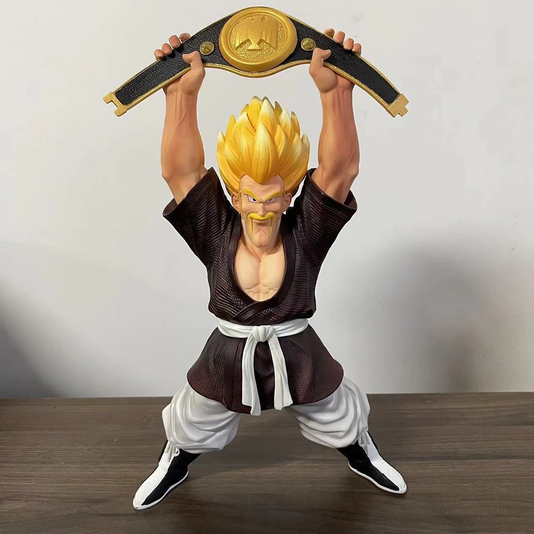 【高32CM】七龙珠超GK 撒旦举金牌 双头雕 动漫 手办 模型 摆件