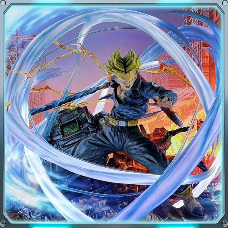 七龙珠LAST SLEEP LS特兰克斯场景模型GK手办潮玩摆件双头双刀版