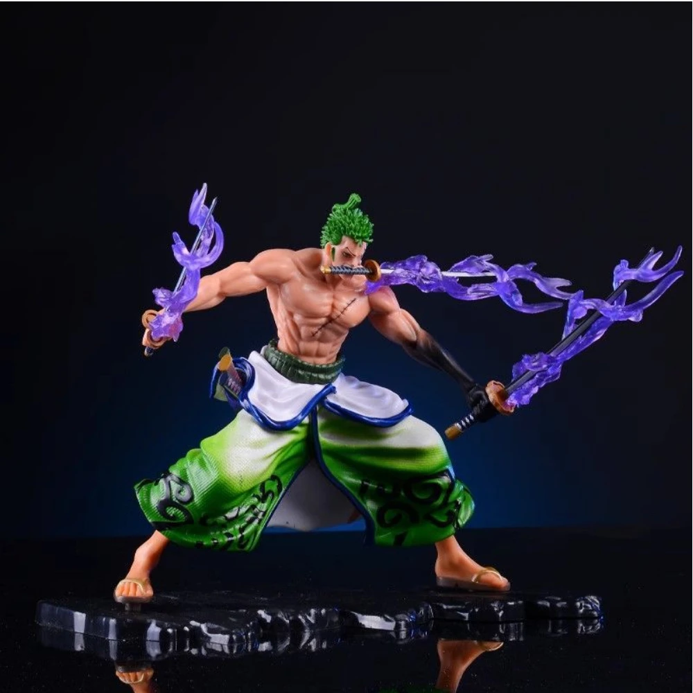 海贼王索隆手办一刀流站姿GK和之国和服阎魔刀模型生日摆件小礼物