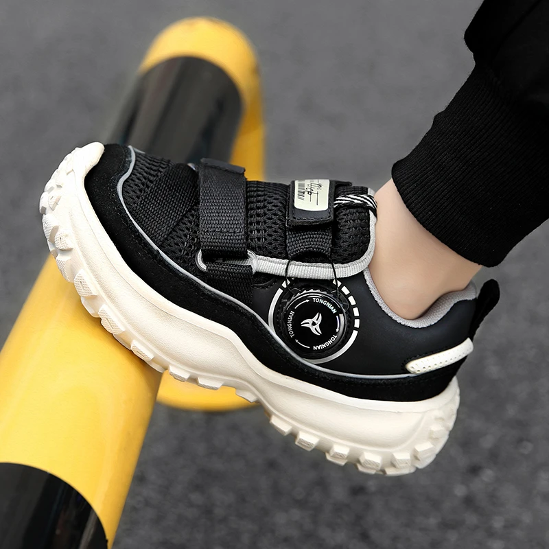 童鞋儿童秋季新款网面透气运动鞋男女童超轻防滑软底舒适跑步鞋