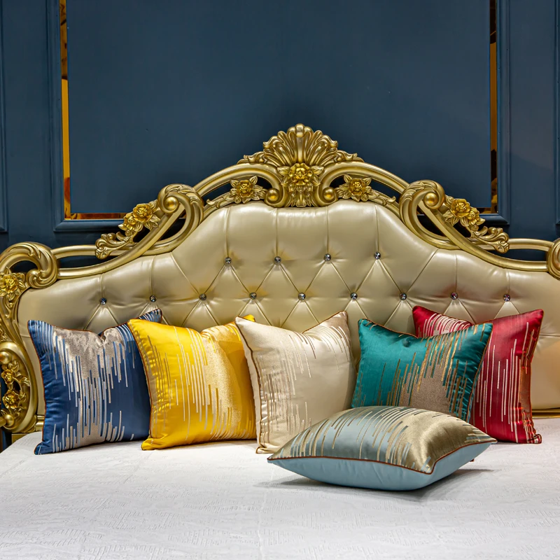 【轻奢款】色织提花抱枕客厅沙发抱枕靠背床头车用靠枕