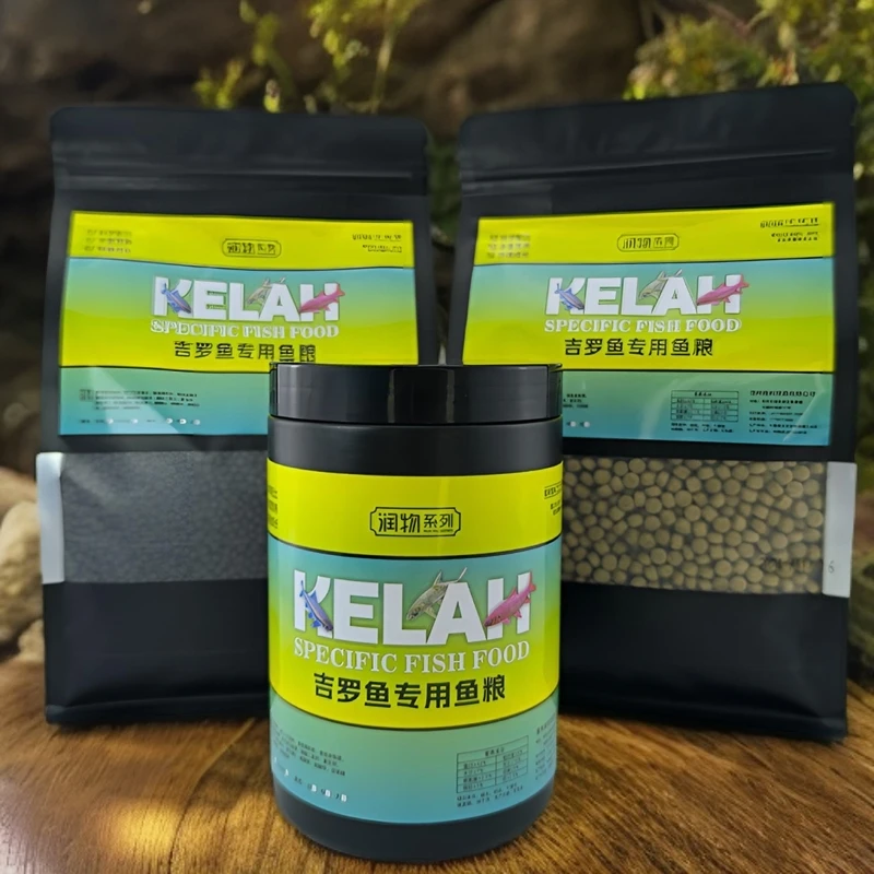 润物系列-原生吉罗专用鱼粮溪流缸增速快