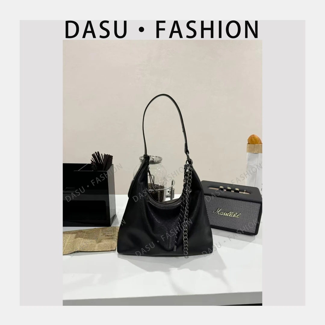 【苏总专属】SKL-H026-黑色轻奢女士时尚气质小众腋下包斜挎包