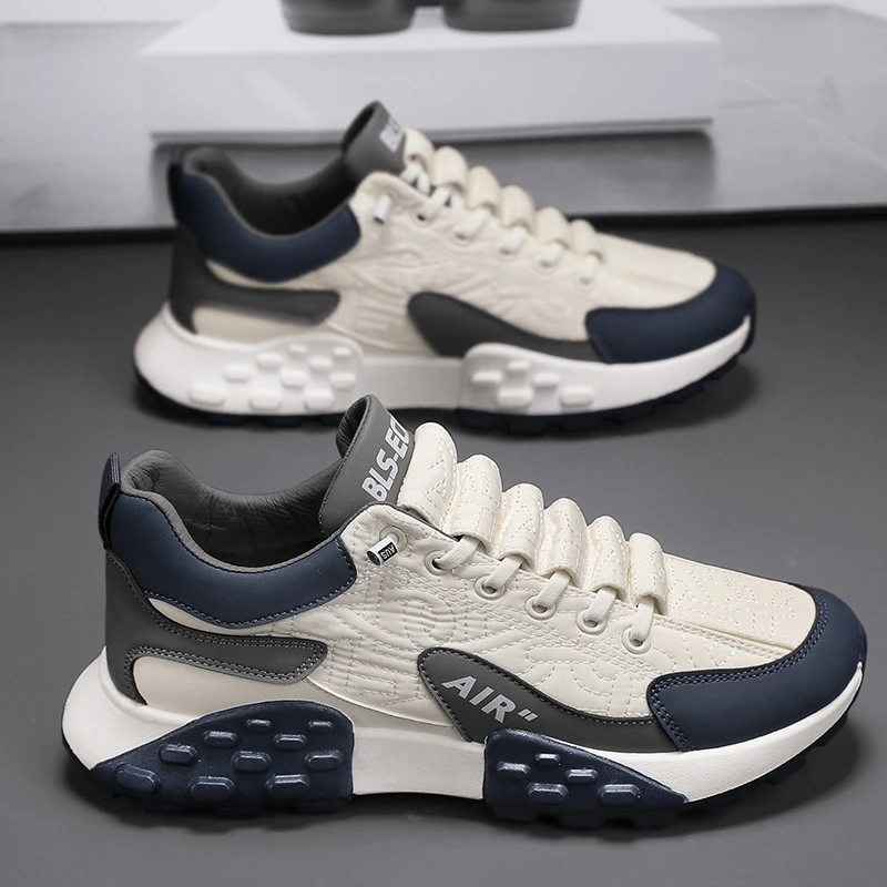 潮牌高端男鞋男鞋春季2024新款夏季透气阿甘运动鞋初中生休闲网