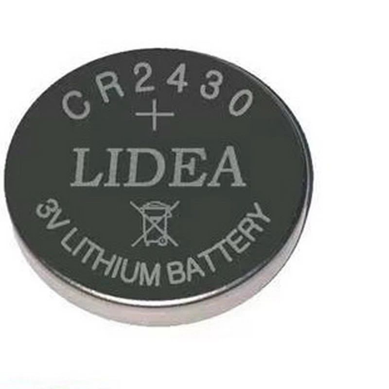 2粒 lidea cr2430 3v lithium battery 纽扣电池遥控器用