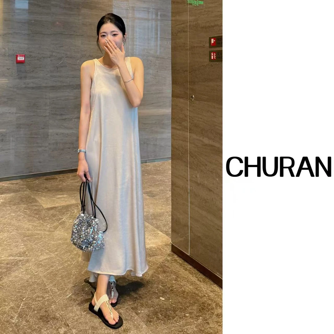 【可舒清货】气质时尚国风套装小众黑色轻奢宽松蕾丝百搭连衣裙子