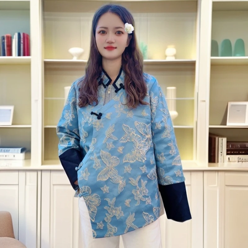 24年新款3D立体花纹面料外套