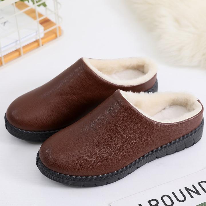 百搭一脚蹬耐磨新款男款外穿洋气软底棉鞋男士鞋女士鞋休闲舒适