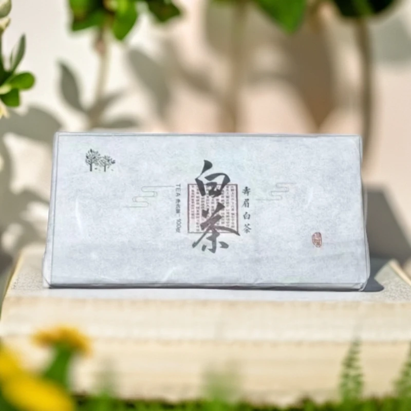【以茶之铭】100克古树寿眉白茶砖