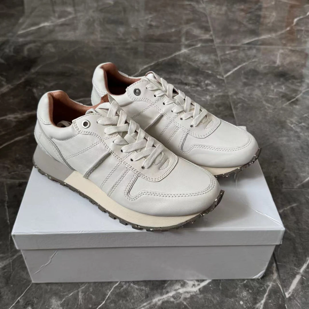 秋季新款休闲增高厚底跑步系带运动鞋