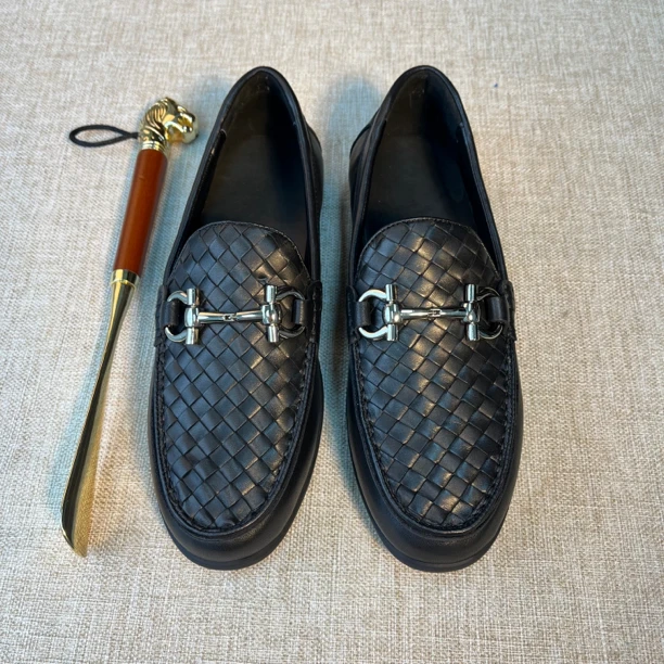 夏季男士休闲真皮豆豆豆豆鞋懒人鞋驾车鞋乐福鞋透气百搭