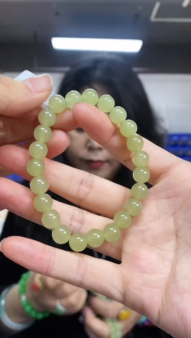 【闪购商品】和田玉手串未镶嵌多样性发其一颜色微差