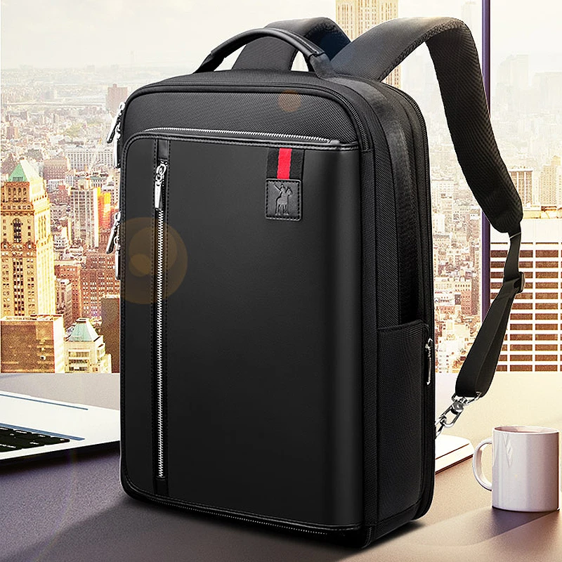 英皇保罗高端男士商务双肩包多功能背包休闲时尚电脑包潮流旅行包