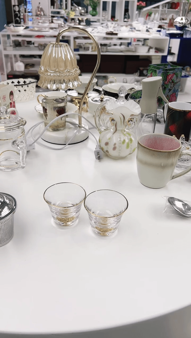 【闪购商品】金箔酒杯两支