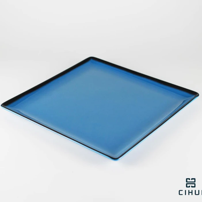 RAK RECTANGULAR SERVING PLATE家用简约纯色创意正方盘  30.2CM