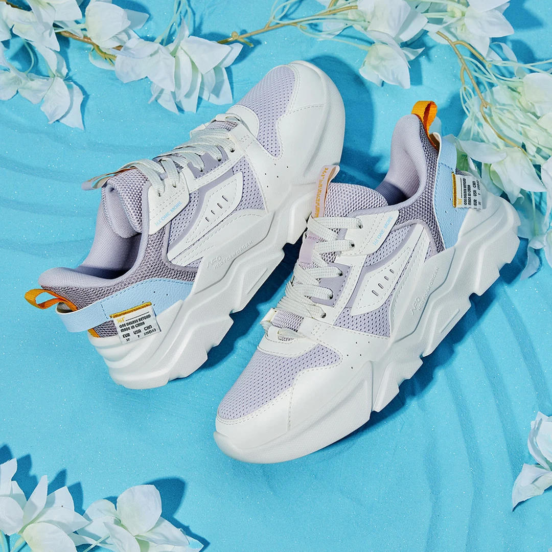 361°女鞋运动鞋夏季网面透气休闲跑鞋轻便百搭减震跑步鞋子女