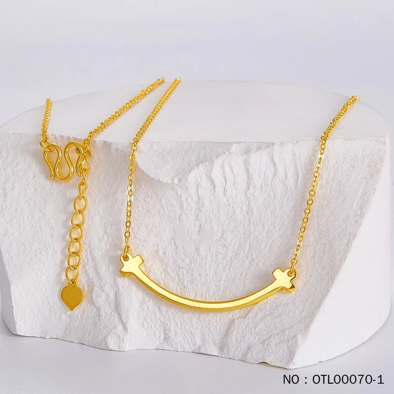 足金9999 黄金微微笑 笑脸时尚调节套链轻奢百搭简约经典精致甜美