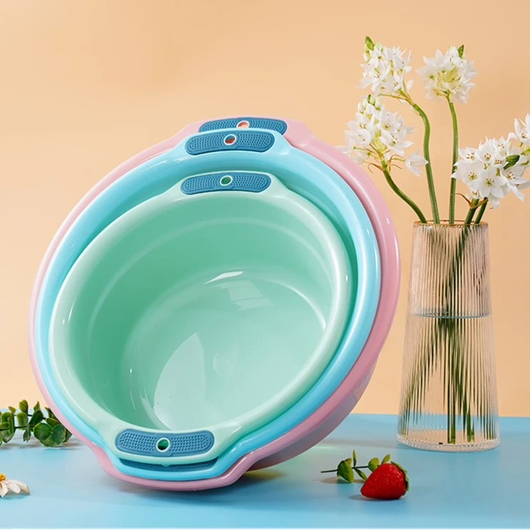 【粉丝专享】横钧盆子家用塑料脸盆家用洗脸盆子三件套颜色不指定