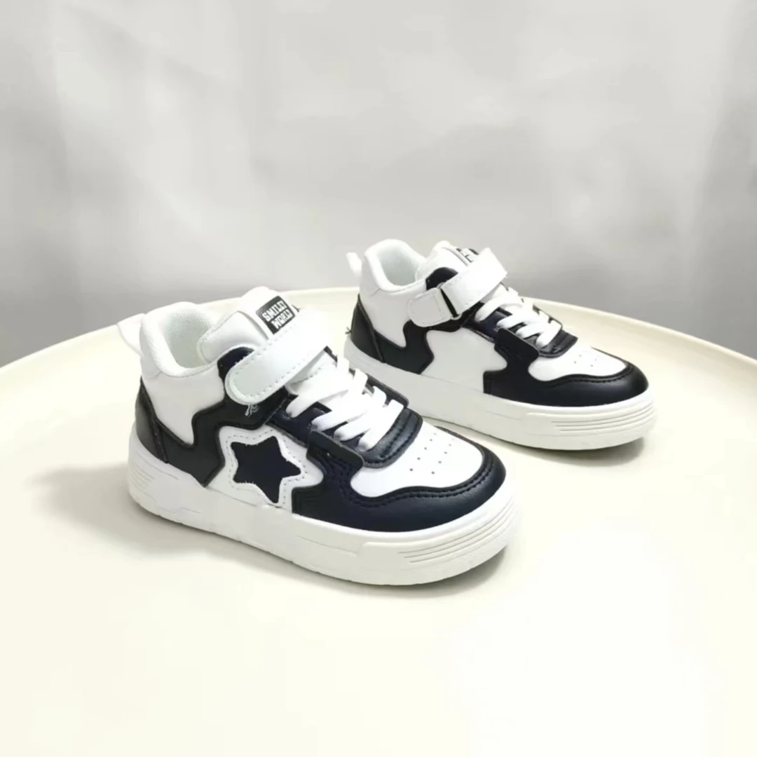 （嘻涵专属）772儿童时尚校园透气舒适百搭防水中帮板鞋