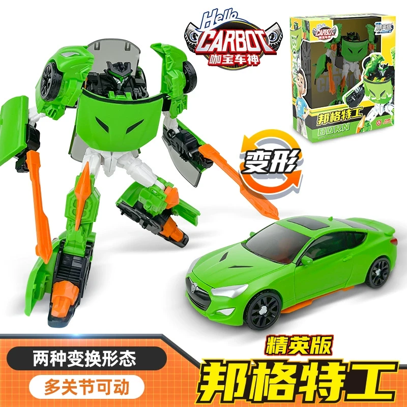 咖宝车神邦格特工儿童玩具变形汽车机甲器人男孩合体特警重装巨人